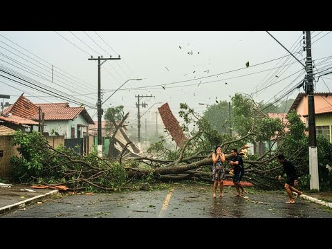 Temporal DESTRÓI partes de Paranavaí após sequência de tornados no Paraná.