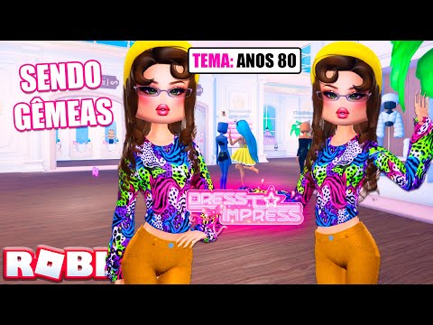 SÓ PODE SER GÊMEAS NO DRESS TO IMPRESS - Roblox - Dress To Impres