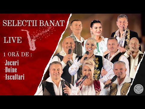 Selectii Banat Live - Jocuri, doine, ascultari || Colaj 1 ORA muzica banateana de petrecere