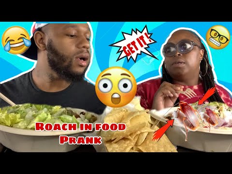 ROACH IN FOOD MUKPRANK & QDOBA MUKBANG!