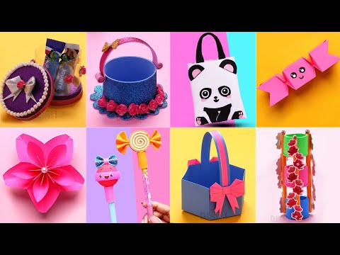 10 Easy Craft Ideas | Paper Craft | Art and Craft | Craft Ideas