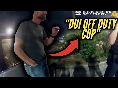 Entitled Drunk Off Duty Cop Causes Crash