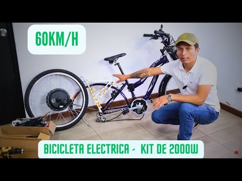 COMO CONVERTIR Bicicleta NORMAL en ELECTRICA