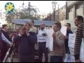  Mvsolon Workers Demonstrating  AFront Cabinet  to Demand return Their works