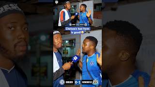 He thinks it’s great that Chelsea is going through this Rough Patch.