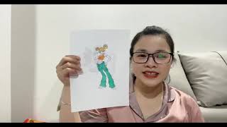 Coloring street style girl  | Trang Coloring