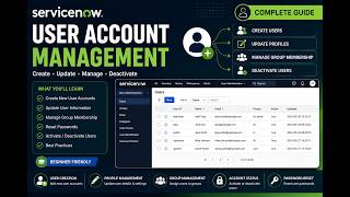 ServiceNow User Account Management