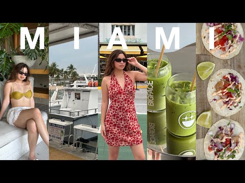 Miami Girls Trip 𓇼.࿔*:･ what to do, eat & see
