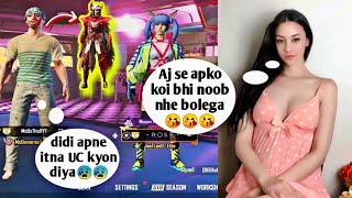 Random RICH & PRO Girl 🥰 Gifted Me The New Blood Raven [X-SUIT] 😱 & Teach Me  [THOR GAMING]