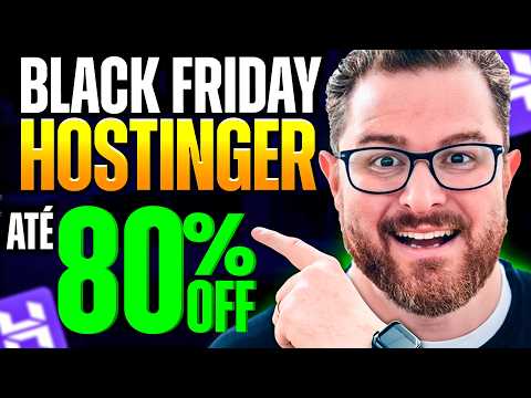 Descontão! Crie seu Site com 80% OFF na Hostinger – Tenha Seu Site na Black Friday