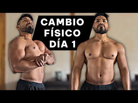 CAMBIO MI FÍSICO POR COMPLETO DÍA 1/90