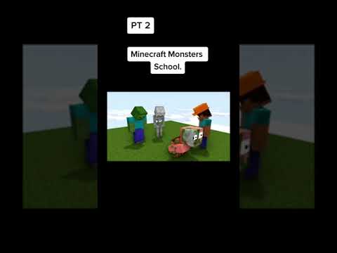 SchoolMinecraft Monsters#shorts #minecraft  part 2