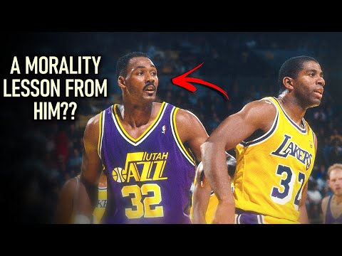 Did Karl Malone Really Think He Had Room To Say Anything?..