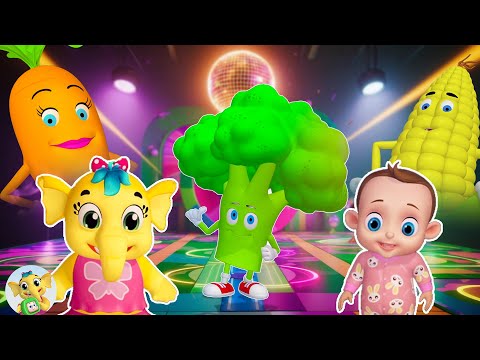 Ten Little Vegetables | Learn Vegetables + More Nursery Rhyme & Kids Song Compilation: BABYTOONZ