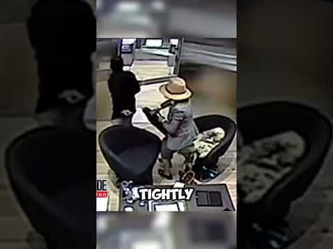 Heroic man stops a woman from robbing 7 million dollars worth of jewelry #shorts