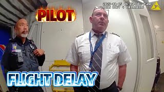 Chaos Before Takeoff: Police Remove Pilot from Plane