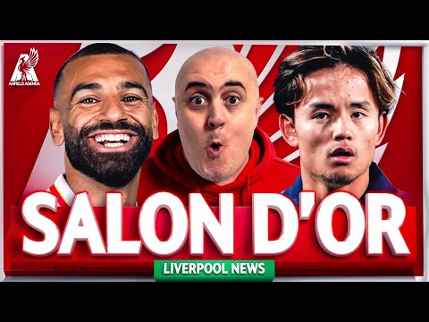 SALAH NO.1 IN BALLON D’OR RACE! + £66M KUBO MOVE MENTIONED?! Liverpool FC Latest Transfer News