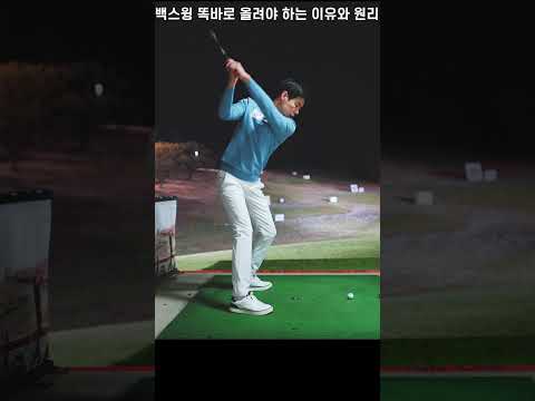 [골프레슨] 생각을 바꾸면 백스윙이 쉬워 집니다! #골프 #백스윙 #golf