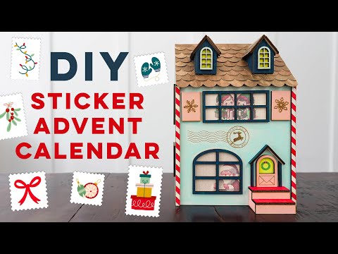 Bye Bye, Cricut 👋 DIY Sticker Advent Calendar with ONE Machine!