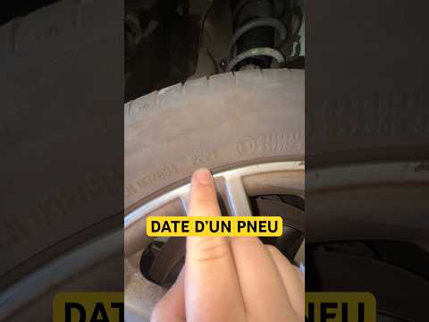 Comment connaître la date de son pneu de voiture ? #voiture #garage #automobile