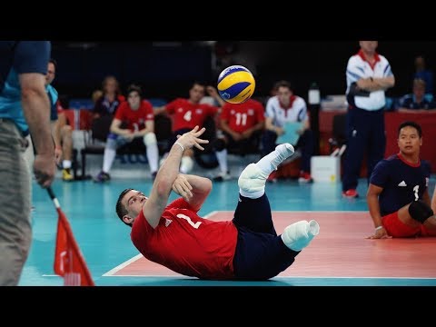 Sitting Volleyball | Amazing Volleyball Actions (HD) - YouTube