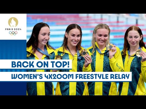 Back on Top! 🇦🇺 | Women's 4x200m Freestyle Relay | #Paris2024 Highlights