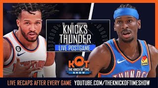 Knicks Vs Thunder Live Postgame Show