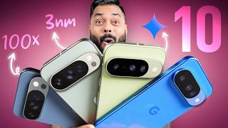 Pixel 10, Pixel 10 Pro Unboxing & First Look ⚡ 5200mAh, Gemini AI, 100x Zoom & More