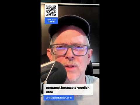 Let me help you with your English speaking!