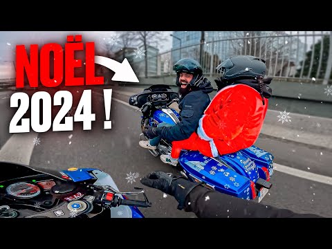 500 PÈRES NOÊL SUR L’AUTOROUTE !🎅😨 {Rassemblement moto}