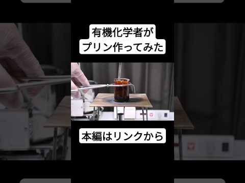有機化学者がプリン作ってみた #有機化学 #実験 #料理