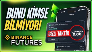 Binance Futures Bilinmeyen Özellikler! Liq Olmadan Nasıl İşlem Açılır?