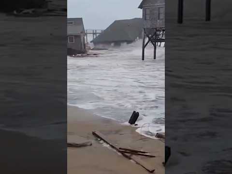 Storm at sea, North Carolina, USA #shorts