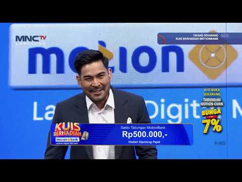 ROBBY PURBA SIAP BAGI-BAGI HADIAH JUTAAN RUPIAH, YUK IKUTAN KUIS BERHADIAH MOTIONBANK