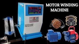 motor winding machine  || fully auto automatic winding machine price in india// coil winding machine