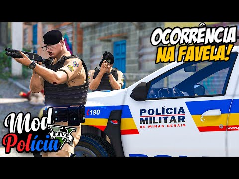 GTA V: MOD POLÍCIA | O MELIANTE CORREU PRA DENTRO DA FAVELA!