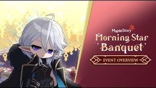v260 Morning Star Banquet Event Overview | MapleStory