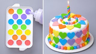Happy Day With Tasty Cake Recipe | Easy Rainbow & Chocolate Cake Ideas | Amazing Cake Compilation