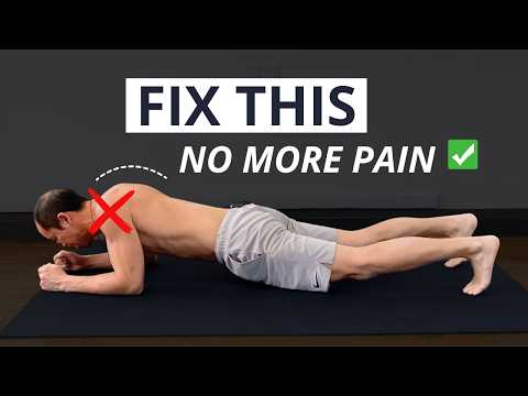 How to Fix Shoulder Pain During PLANKS (Front & Side)