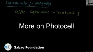 More on Photocell