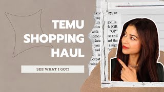 OMG! Temu Haul| Gul Bhangoo