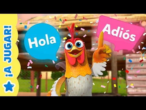 Hola y Adiós 👋 A Jugar en La Granja de Zenón 🐮 Juegos para Niños 🌈 A Jugar