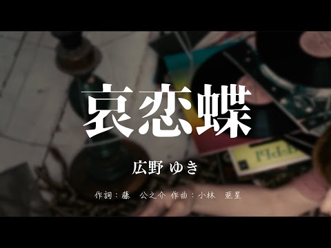 【カラオケ】哀恋蝶 / 広野 ゆき 【高音質 練習用】