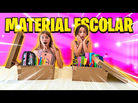 BUSCANDO EL MEJOR MATERIAL ESCOLAR! RETO UTILES ESCOLARES DANIELA VS MARTINA