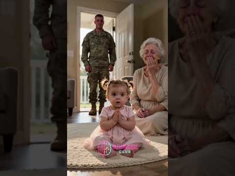 Baby Girl Was Praying With Grandma… Then Military Dad Whispered “Amen, My Princess” 😭🙏❤️