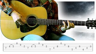 Dark Waters [Adventure Melody] Guitar Lesson w/ Tabs!