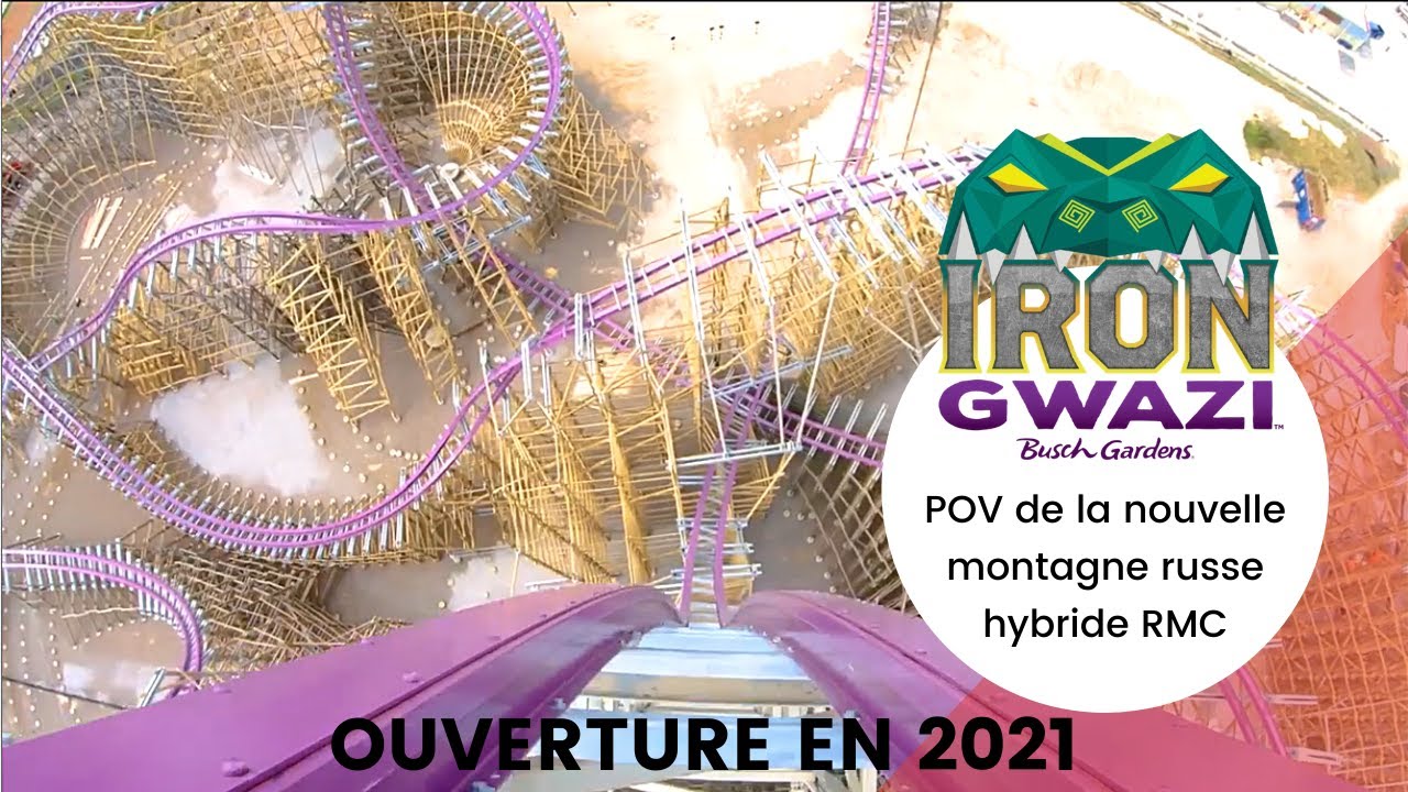 Iron Gwazi POV, la nouvelle montagne russe RMC de Busch Gardens Tampa Bay
