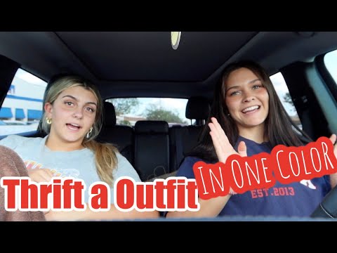 Thrifting A Outfit In One Color! Who Did Better?