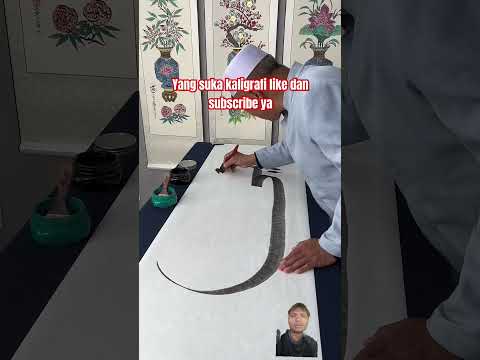 yang suka kaligrafi like dan subscribe #calligraphy #bismillahcalligraphy #viral