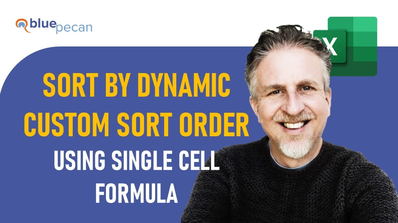 Sort by Dynamic Custom Sort Order With Single Cell Array Formula | VSTACK HSTACK CHOOSECOLS & LET